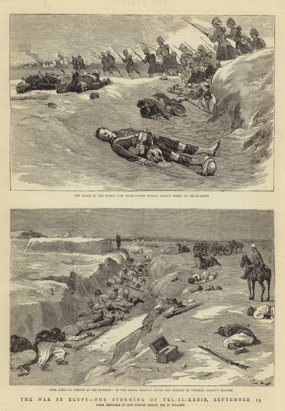 The War in Egypt, the Storming of Tel-el-Kebir, 13 September by John Charles Dollman